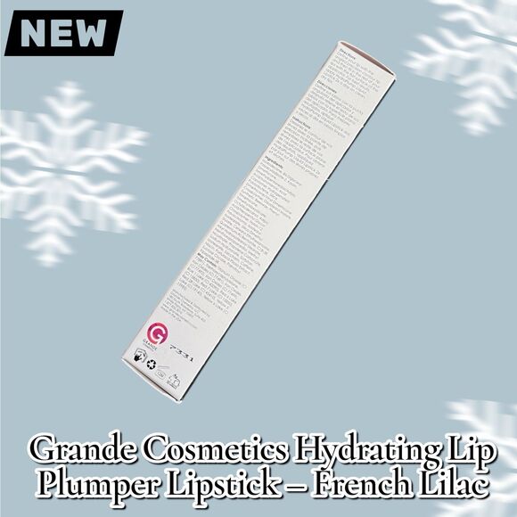NWT Grande Cosmetics GrandeLIPS Hydrating Lip Plumper Liquid Lipstick – French L - Picture 2 of 6